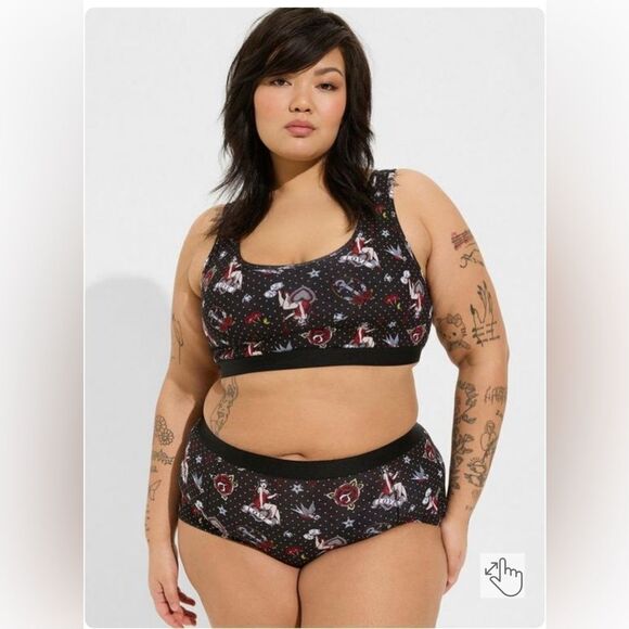 Torrid Unlined Cotton Scoop Bralette - Picture 7 of 8
